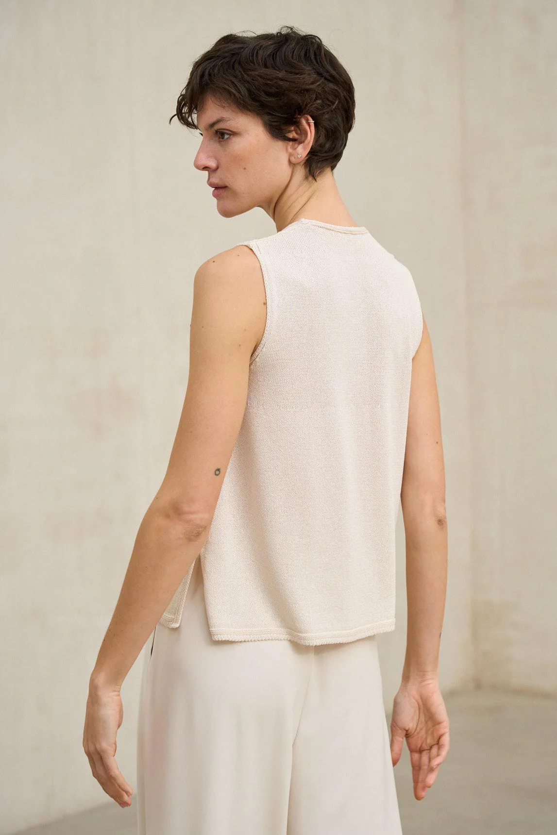 Virel raw knit top - Image 3