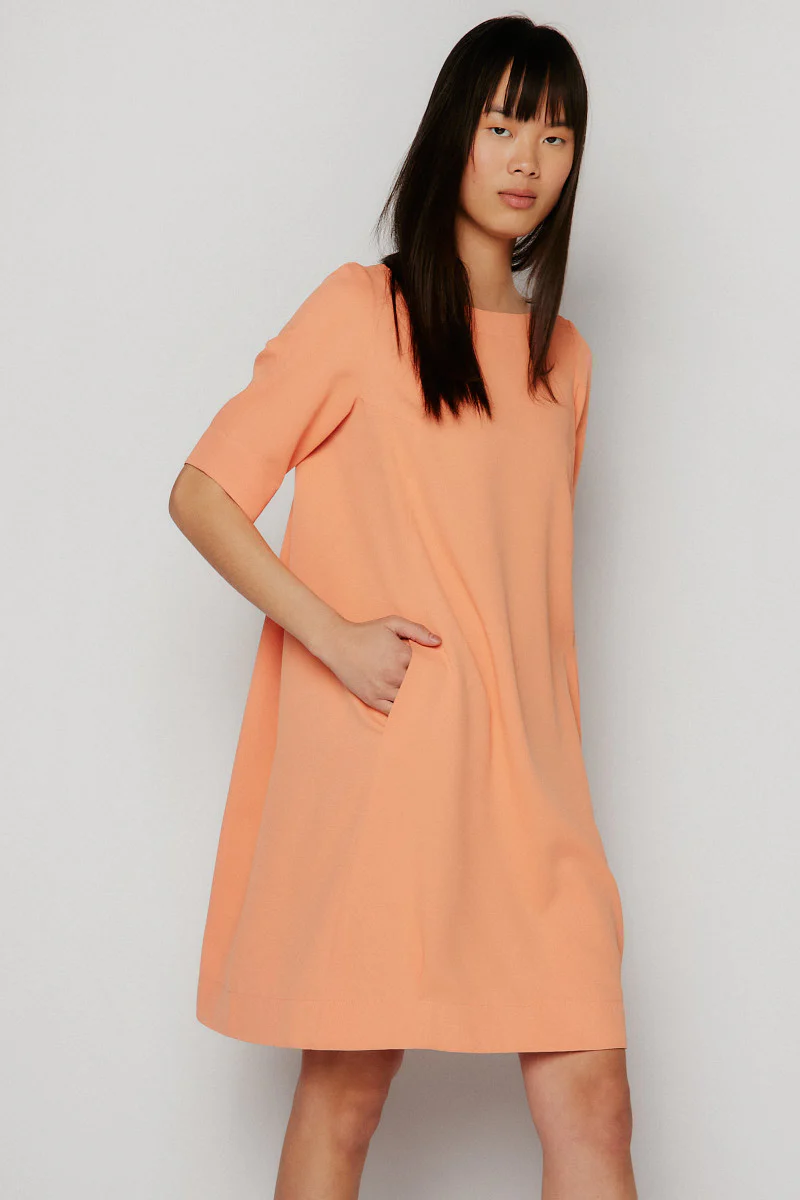 Azucena apricot dress - Image 3
