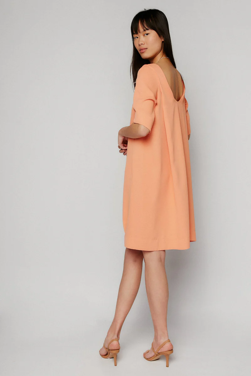 Azucena apricot dress - Image 5