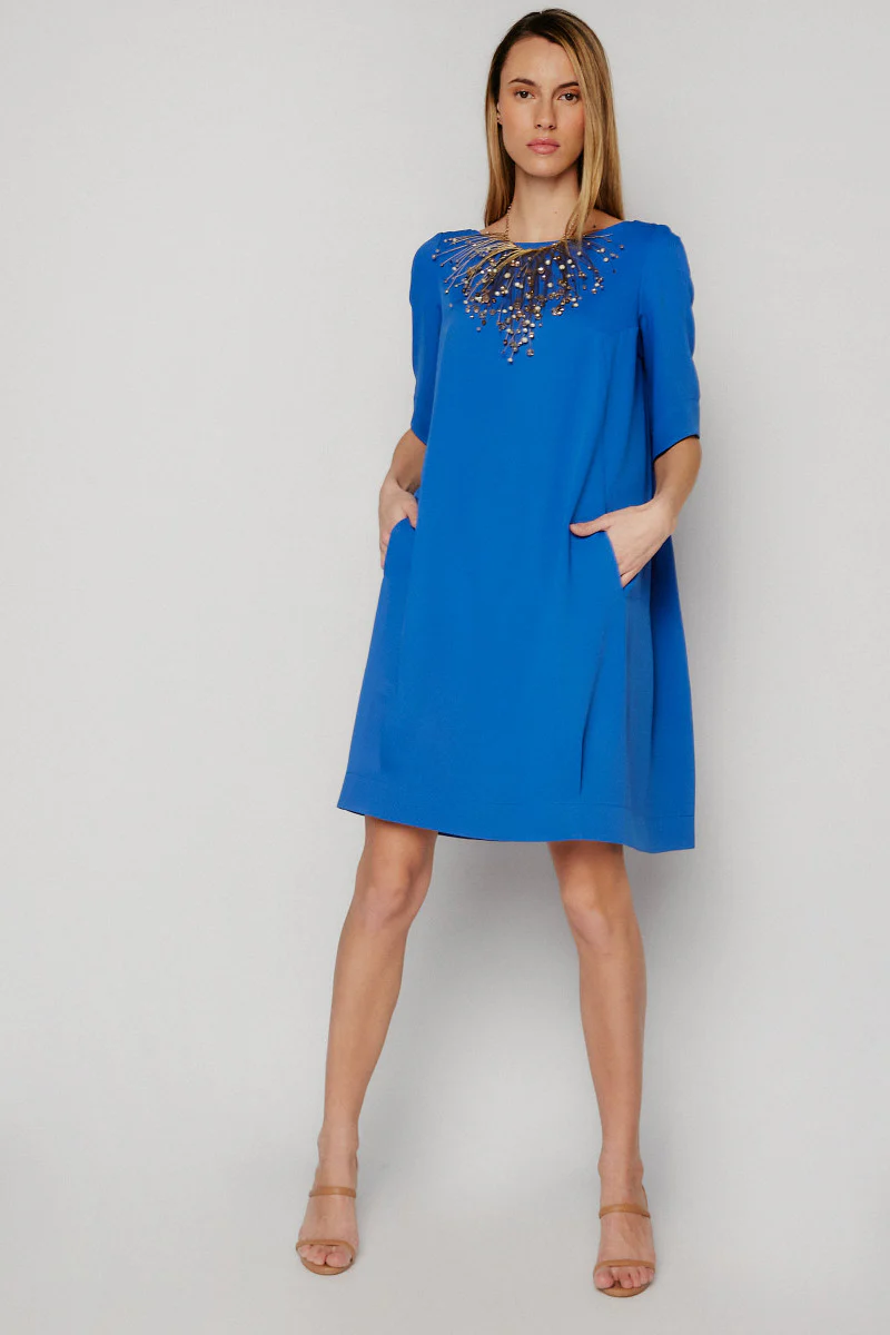 Azucena blue dress