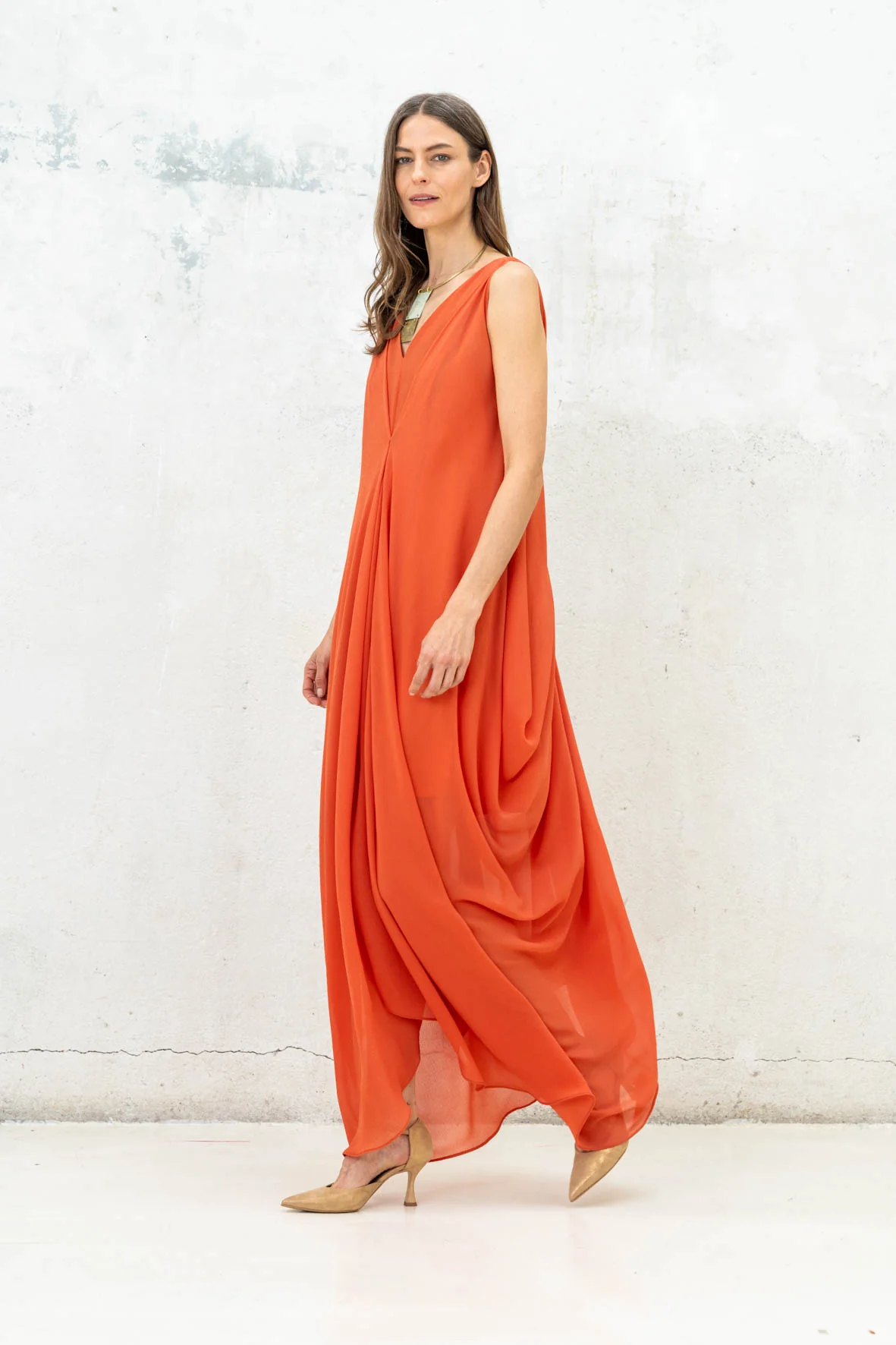 Helena coral dress - Image 2