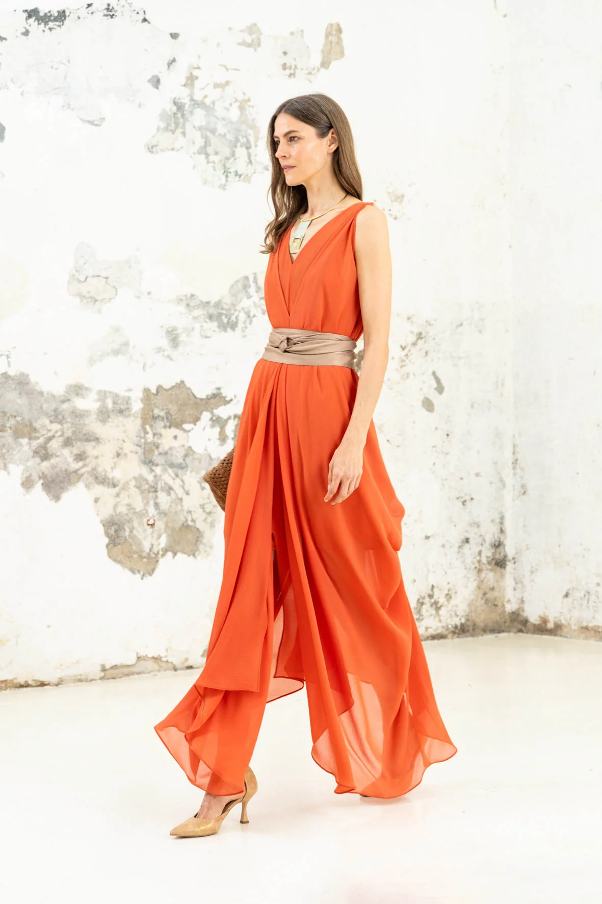 Helena coral dress - Image 5