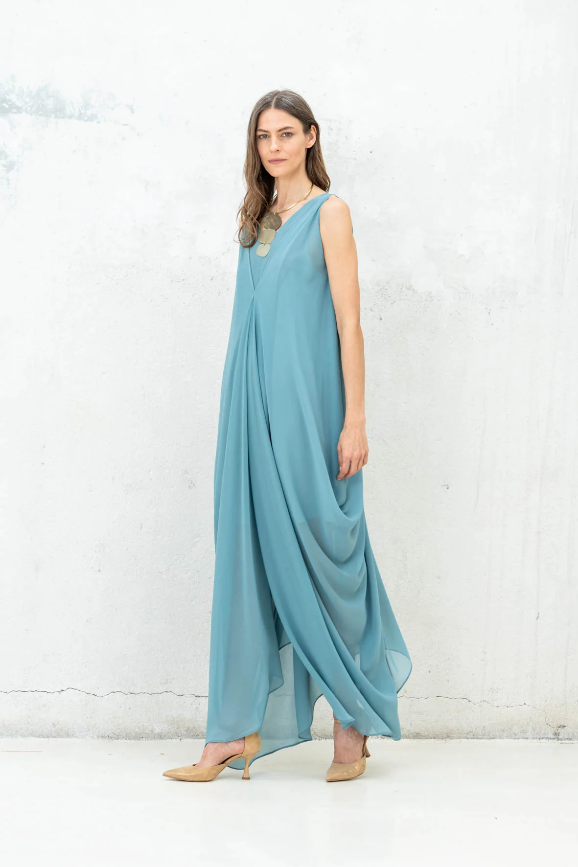Helena green dress - Image 2