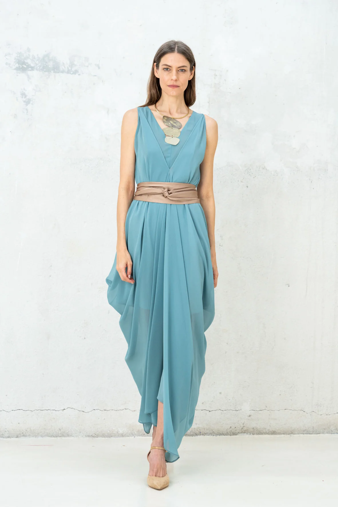 Helena green dress - Image 4