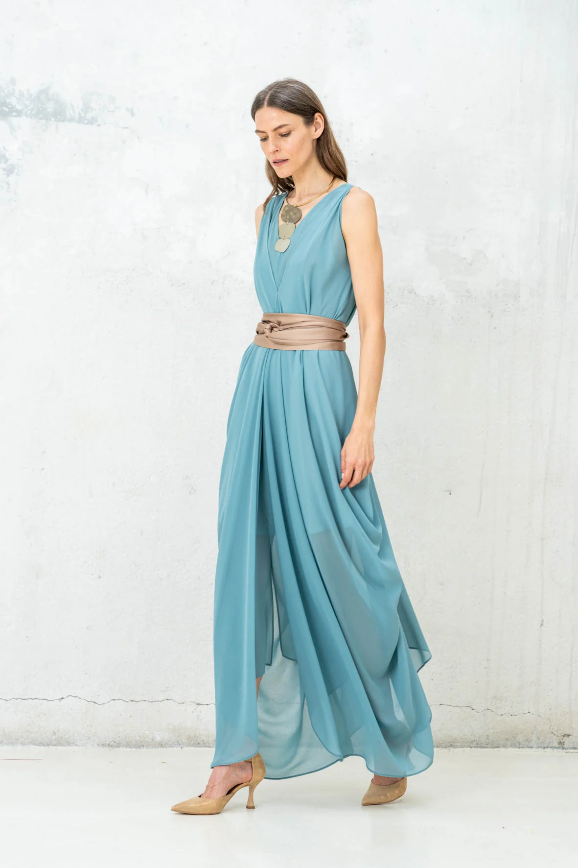 Helena green dress - Image 5
