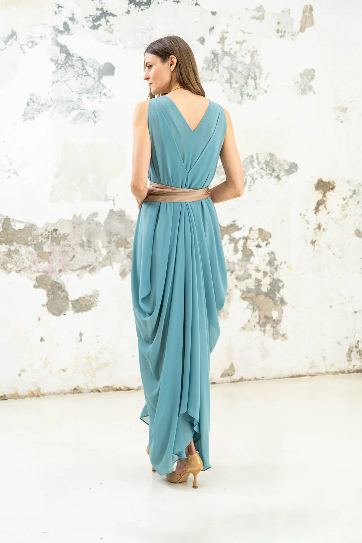 Helena green dress - Image 6
