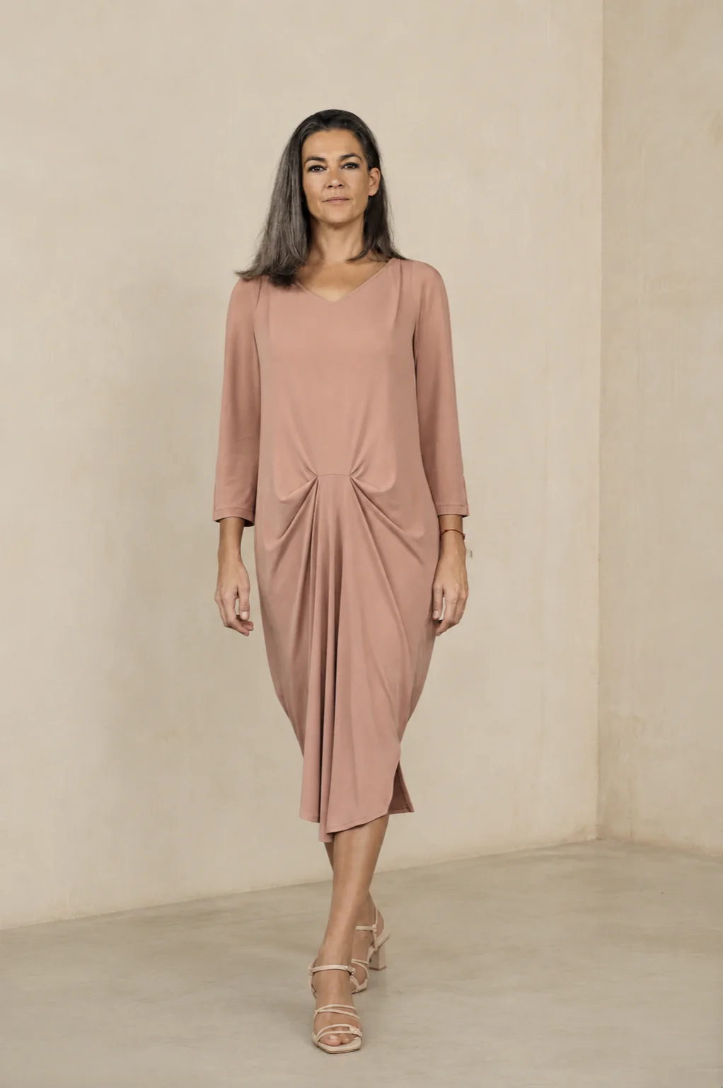 Huertel Powder Pink Dress - Image 3