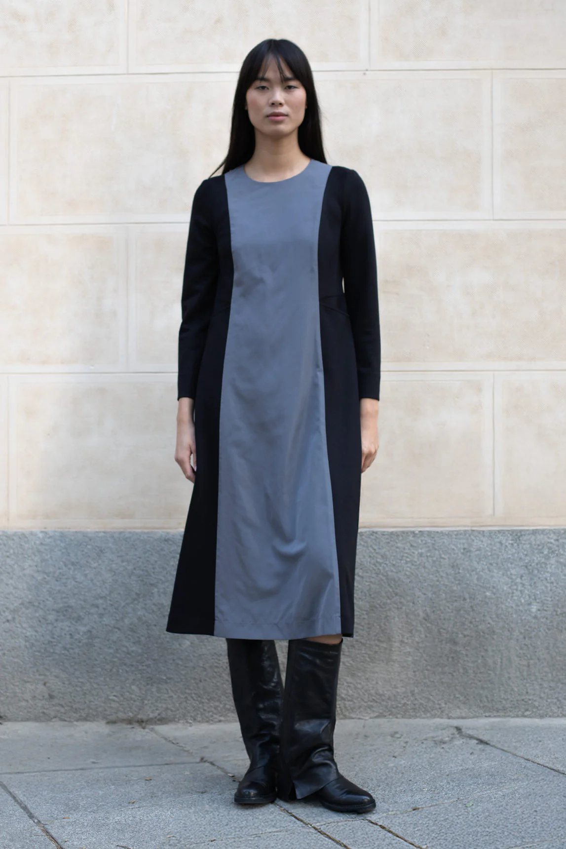 Lilo dress, two-tone black and grey - Image 3