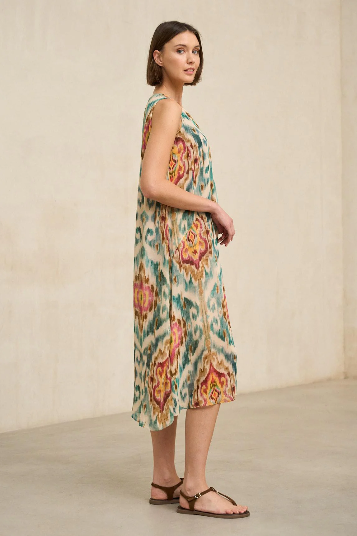 Naïra ikat print dress - Image 2