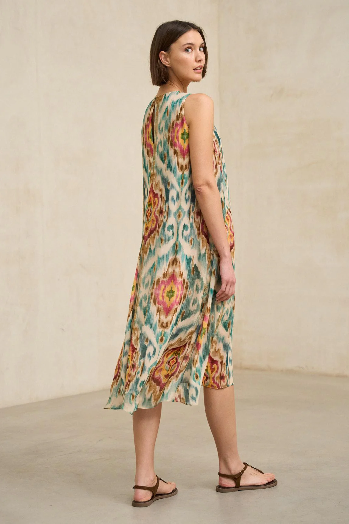 Naïra ikat print dress - Image 3
