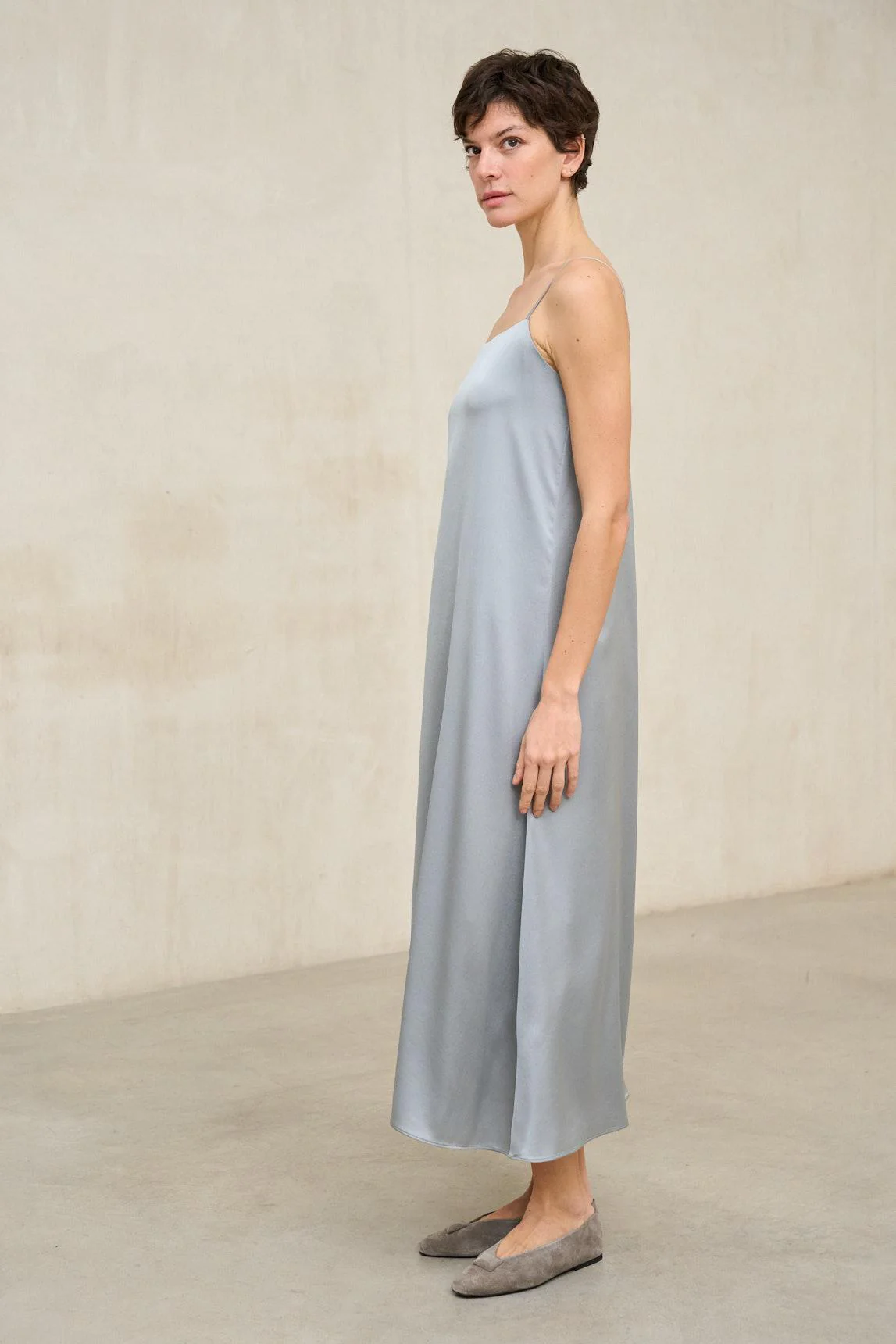 Soreya dress, smoke blue - Image 2