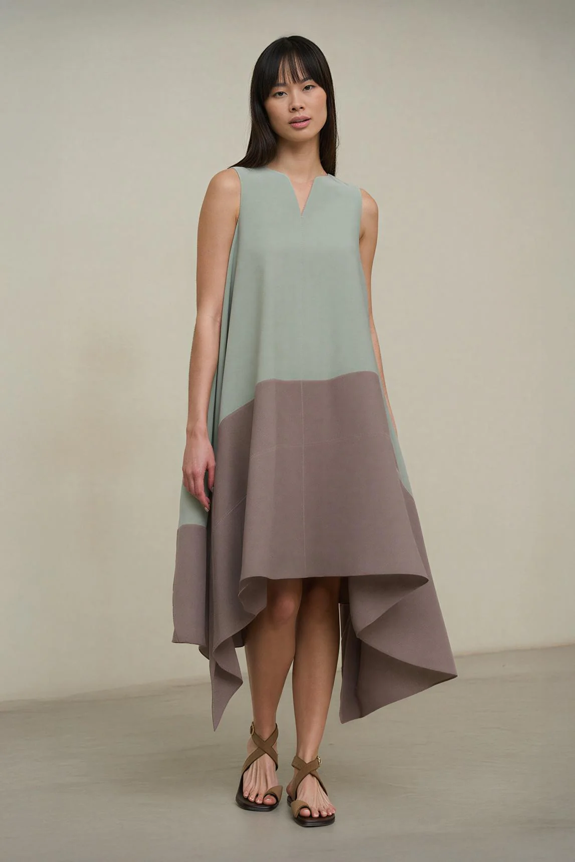 Velaria aquamarine dress