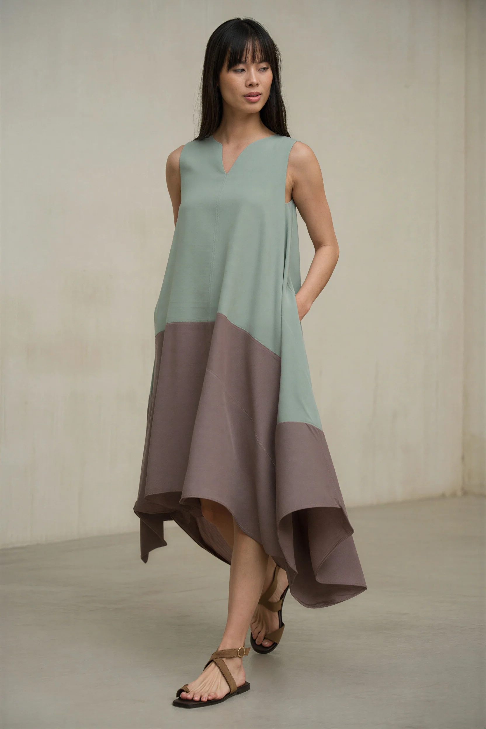 Velaria aquamarine dress - Image 2