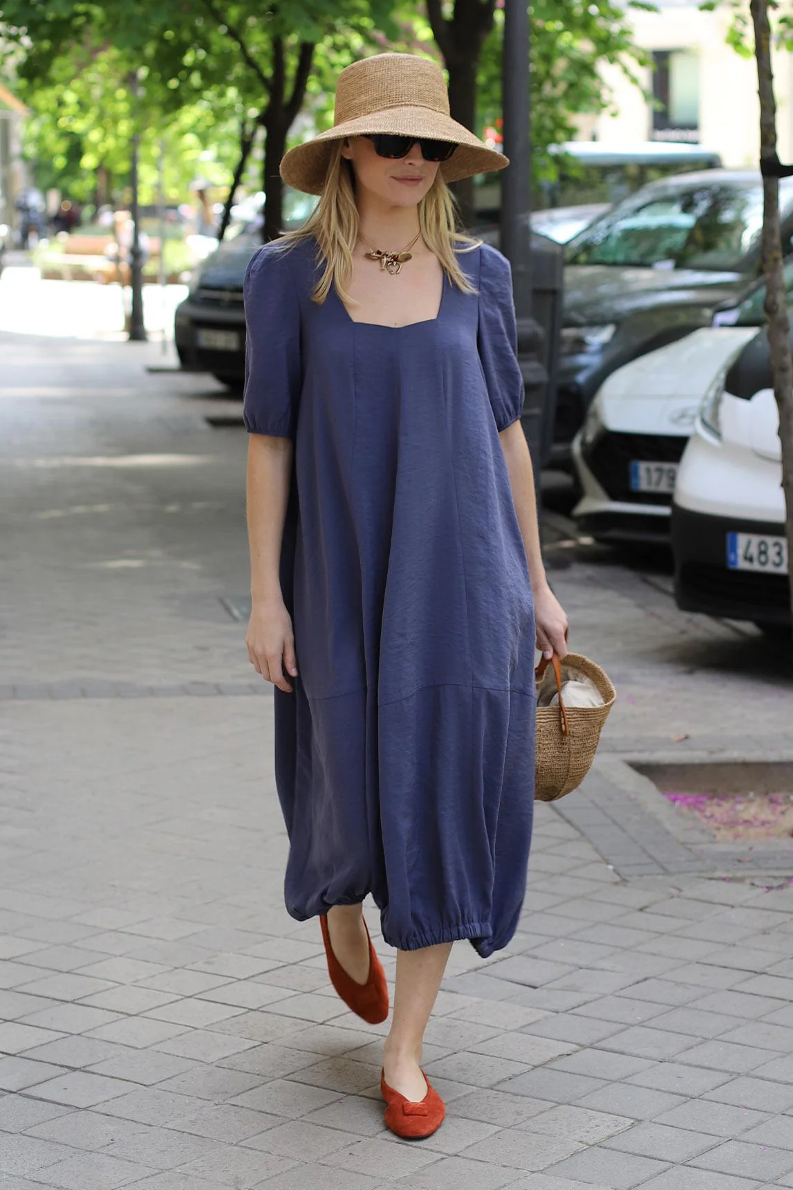 Medium blue Zarela dress - Image 6