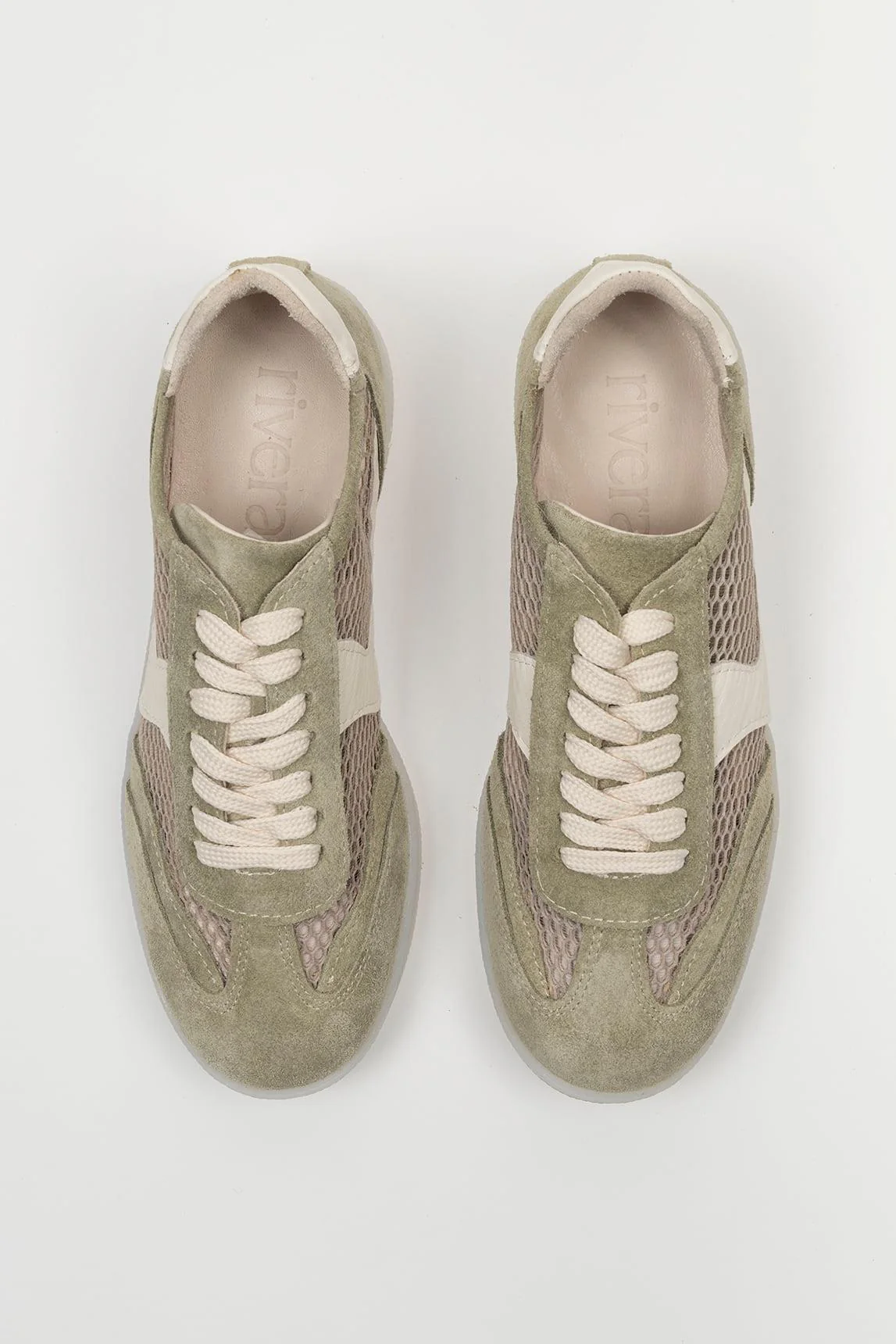 Olive green Calver sneakers - Image 4
