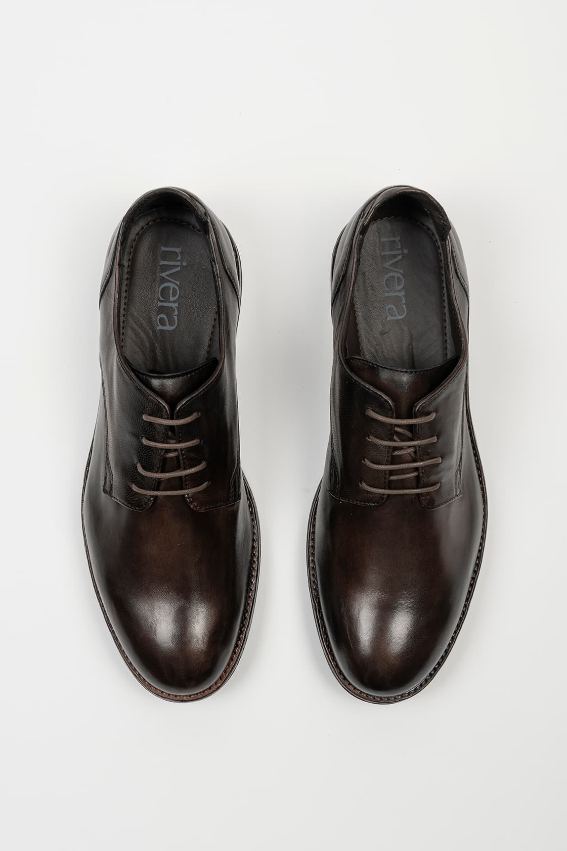 Dark brown leather shoe - Image 4